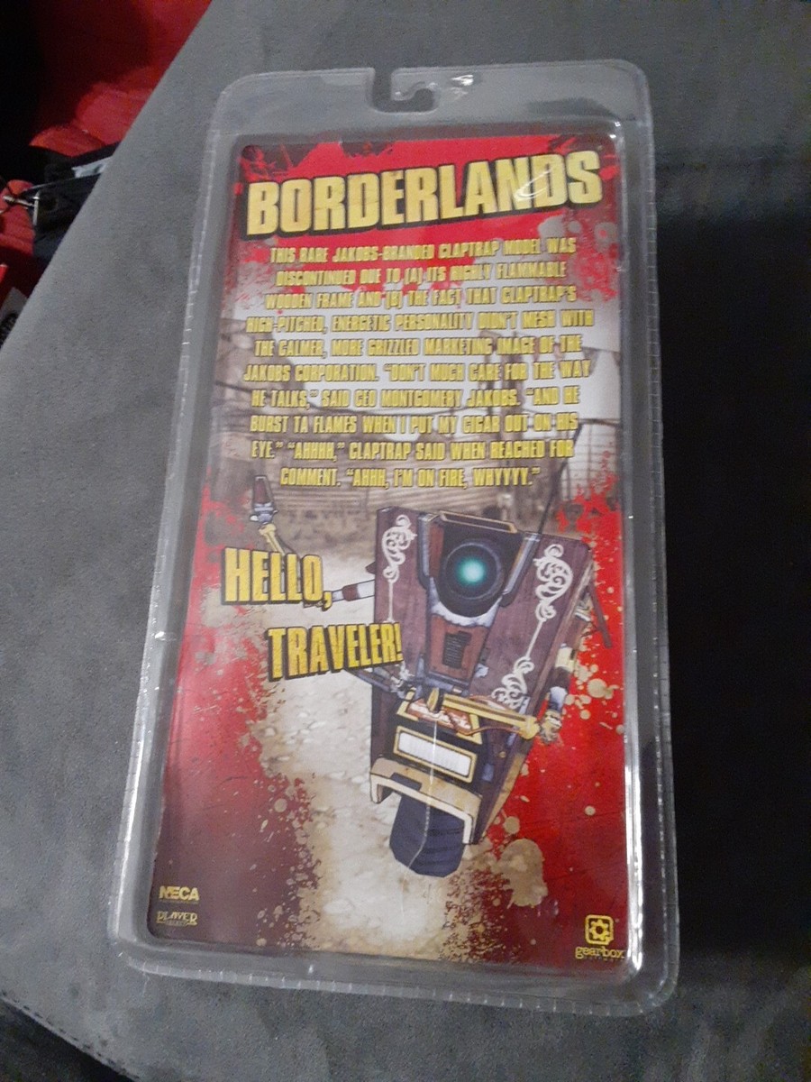 NECA Borderlands Claptrap CL4P-TP Jakobs Video Game Action Figure