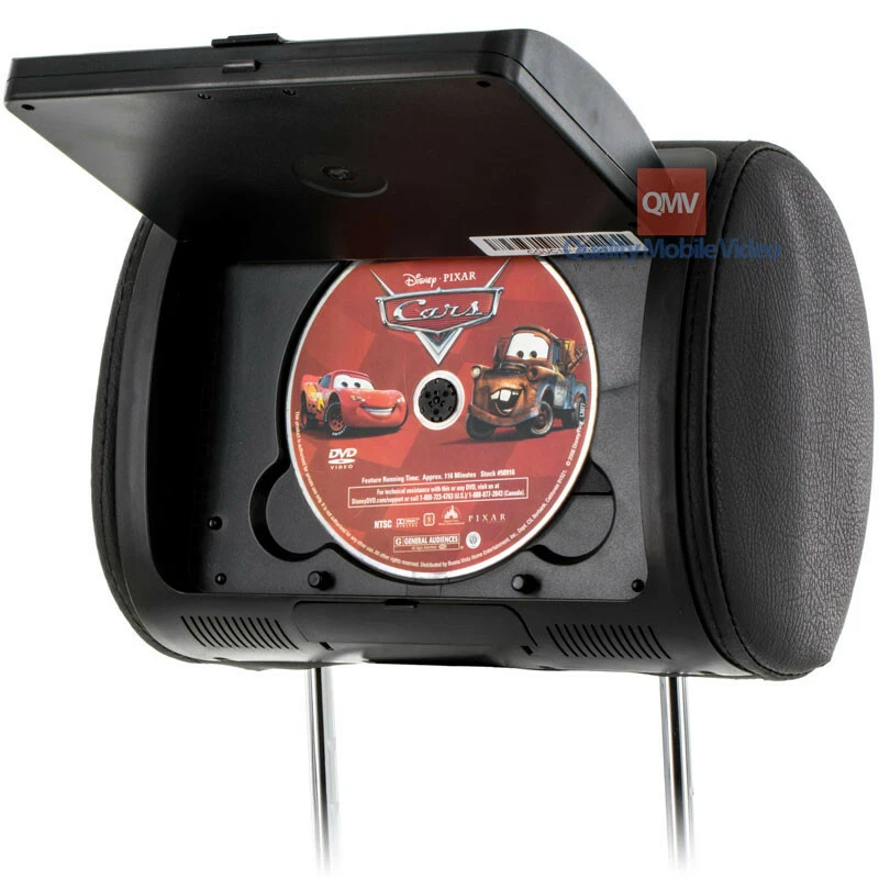 POWER ACOUSTIK HDVD-71CC Car Headrest 3-Color Pre-Loaded 7" Monitor DVD Player - Image 4 of 4