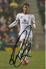 MK DONS HAND SIGNED JORDAN SPENCE 6X4 PHOTO 1.