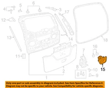 CHRYSLER OEM 17-20 Pacifica Lift Gate Gate Hardware-Handle, Outside 5RP06GUVAC