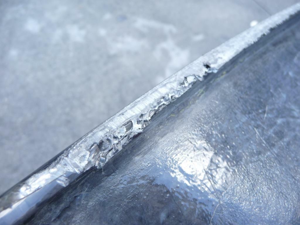 2011-2014 Pagani Huayra Front Bumper Carbon Fiber Lower Spoiler Lip 1011366 OEM