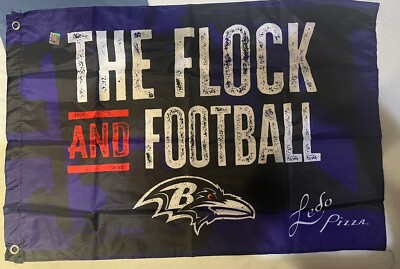 Baltimore Ravens Flag Give Away (32''x23 1/2'')