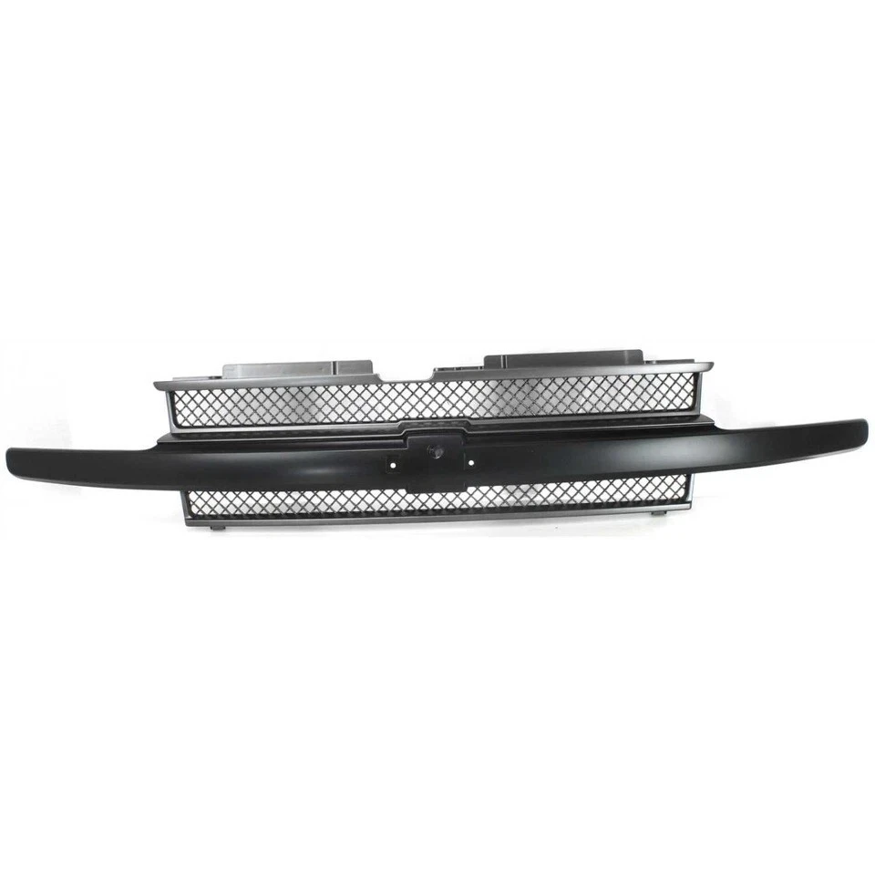 NEW FRONT GRILLE ASSEMBLY BLACK PLASTIC FOR 2002-2005 CHEVROLET TRAILBLAZER EXT Foto 2 de 4
