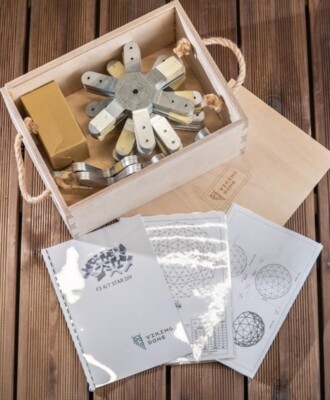 Icosahedron V2 1/2 STAR Pro Geodesic Dome DIY Connectors Kit × 1 Zinc 
