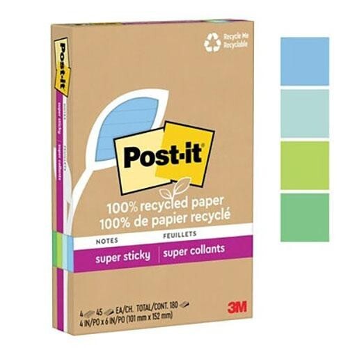 Post-it Super Sticky Notes 4