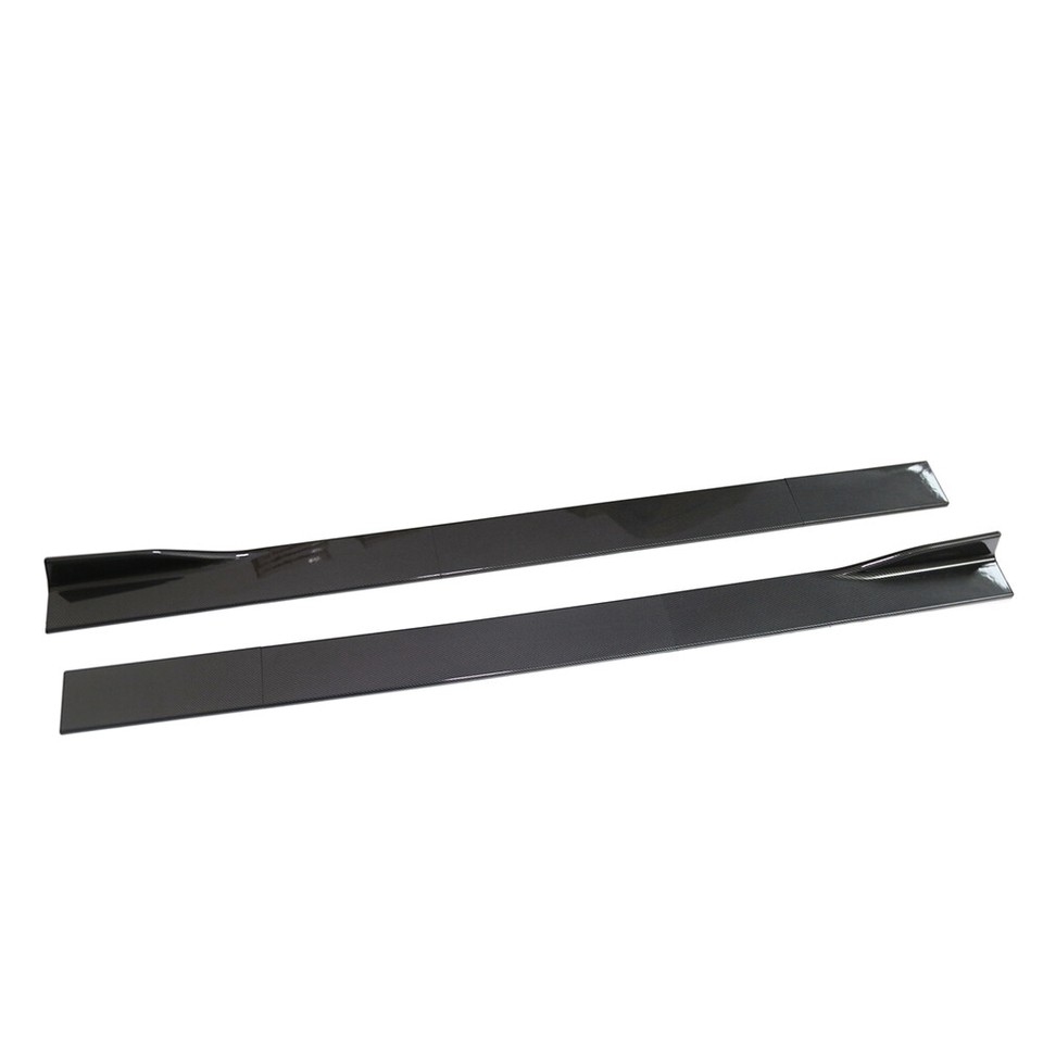 Car Side Skirt Diffuser Extension Body Spoiler Carbon Fiber for ...
