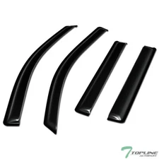 Topline For 2015-2020 Yukon/Tahoe/Escalade Sun Rain Guard Vent Window Visors 4pc