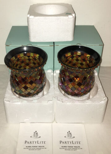 Partylite Global Fusion Mosaic Peglite Candle Holder Cups (Please Read) - Picture 1 of 9