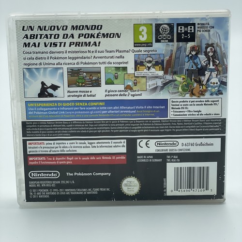 Pokemon versione Bianca Nintendo Ds Italiano Videogioco con Cartuccia Ottima - Foto 3 di 17