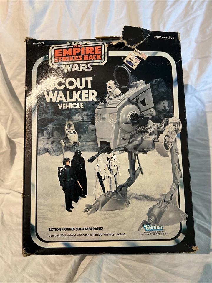 Kenner Star Wars Empire Strikes Back 1981 ESB AT-ST Scout Walker caja sellada sin usar, en caja sellada Foto 3 de 4