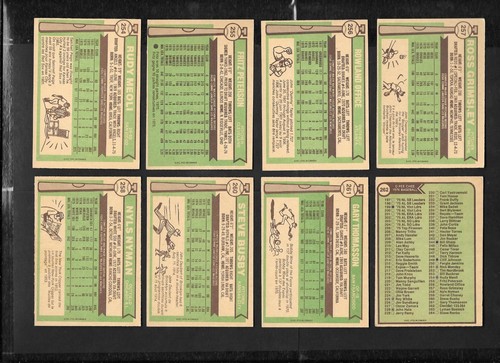 1976 OPC O PEE CHEE TOPPS 133-264 MLB BASEBALL CARD ERROR & VARIATION SEE LIST - Picture 241 of 245