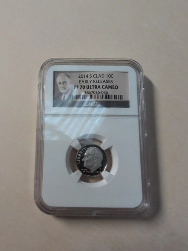 2014 S 10c Silver Proof US Roosevelt Dime NGC PF 70 Ultra Cameo