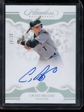 2019 Flawless Craig Biggio Auto /25 #PI-CB