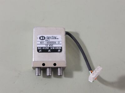 Dow-Key Microwave 401-420832A-2 RF Coaxial Relay Switch , 12VDC,