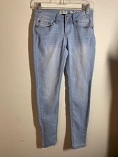 Indigo Rein Forever Light Wash Skinny Denim Blue Jeans Size 1 Y2K I9