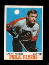 1970-71 O-PEE-CHEE #196 GARRY PETERS VGEX FLYERS *X76295