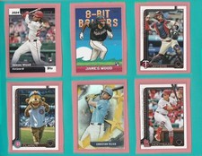 2025 Topps Series 1 Celebration James Wood RC 8-Bit Ballers Insert #8B-16