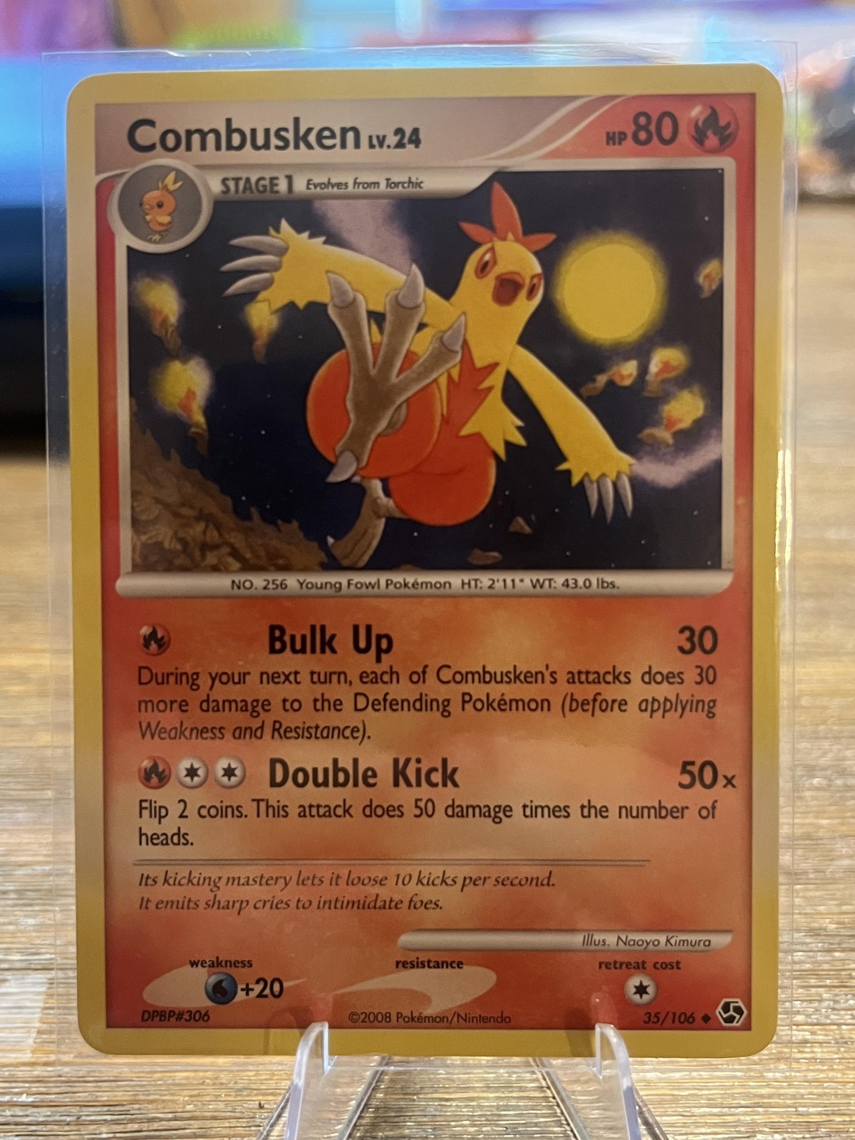 Pokemon TCG Combusken LV.24 35/106 Regular Fire HP80 Moderately Played English