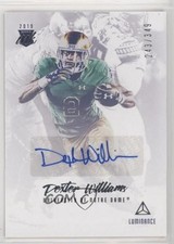 2019 Panini Luminance Rookie Ink 243/349 Dexter Williams #RI-DW Auto eq1