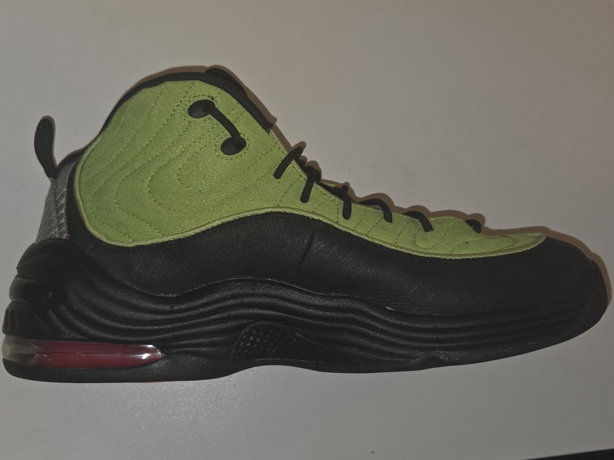 Nike x Stussy Air Penny 2 collab Black Green Size 12 Men's Used No