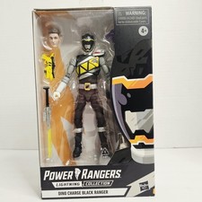 Power Rangers Lightning Collection Dino Charge Black Ranger Figure Hasbro