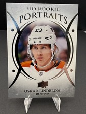Oskar Lindblom #P-71 Upper Deck Rookie Portraits 2018-19 Philadelphia Flyers RC