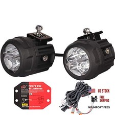LED Spot Light Kit - 2 Pack, 3 inch Round LED Accessory 80W Spot - 3" Round