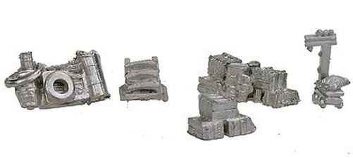 Bar Mills 01005 N Scale Assorted Street Stuff Unpainted pkg(5)