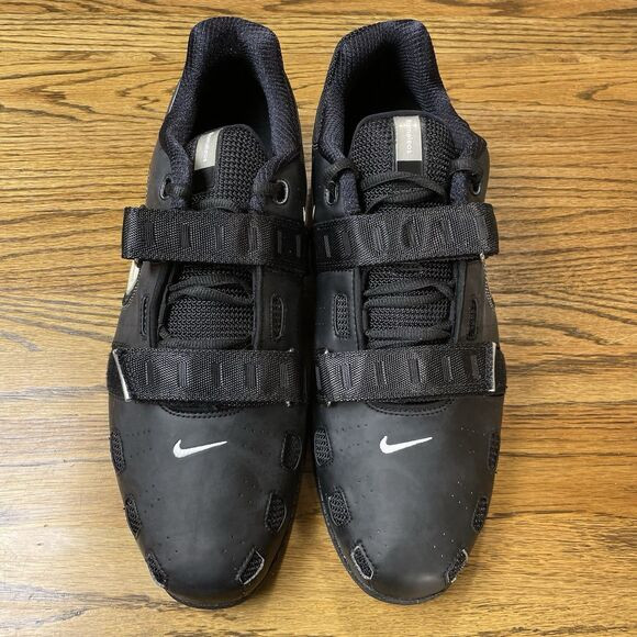 Nike Romaleos 2 Power / Weight Lifting Shoes - Black Leather - Size 18 - 7627010 image 3