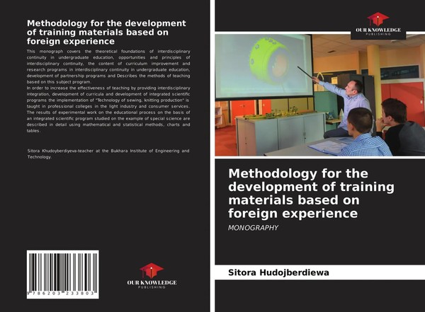 Sitora Hudojberdiewa | Methodology For The Development Of Training Materials...-image