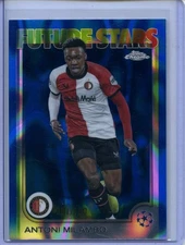2024-25 Topps Chrome UEFA Club Comps Antoni Milambo Blue Lava 51/150 #126