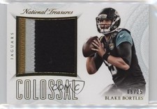 2015 Panini National Treasures Colossal Materials Prime 6/25 Blake Bortles 1l2