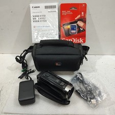Canon VIXIA HF R52 Full HD Video Camera Camcorder Black w/57x Zoom Bundle