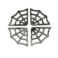 Spider Web Gussets 3/16 Thick 5"x5" Rat Rod 90 Degree LOT OF 4
