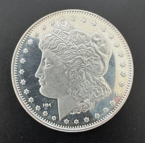 Morgan Dollar Design Proof-Like Finish 1 oz .999 Silver Round
