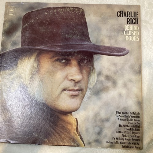 CHARLIE RICH "Behind Closed Doors" Vinyl LP Epic Records KE 32247