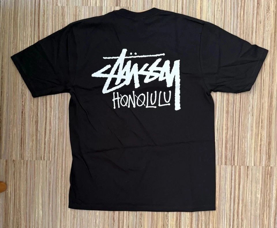 HONOLULU TEE SHIRT MENS Black Reprint T-shirt