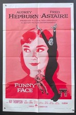 FUNNY FACE Movie Poster Fred Astaire Audrey Hepburn 1957   *Hollywood Posters*