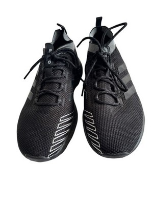Adidas Questar Running Shoes Men s 9.5 Black Ortholite Float Sneakers Athletic