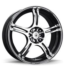 Grafito incidente Konig 48A 14x6 con rueda frontal mecanizada 4x100/4x108 (38 mm)