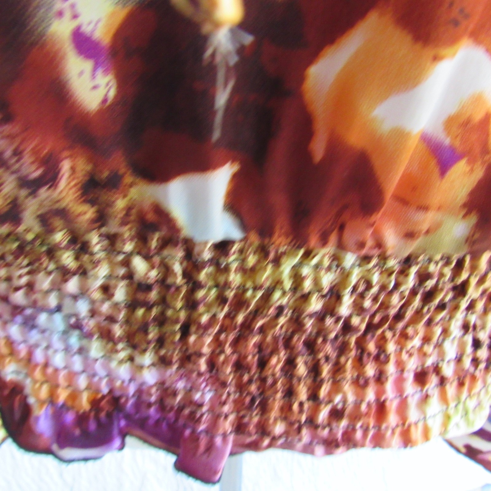 Cache 100% Silk Multicolor Leopard Abstract mix K… - image 5