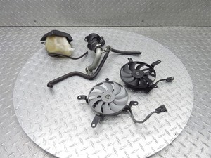 2008 07-08 Yamaha YZF R1 YZFR1 Radiator Fan Blower Coolant Tank Thermostat Lot