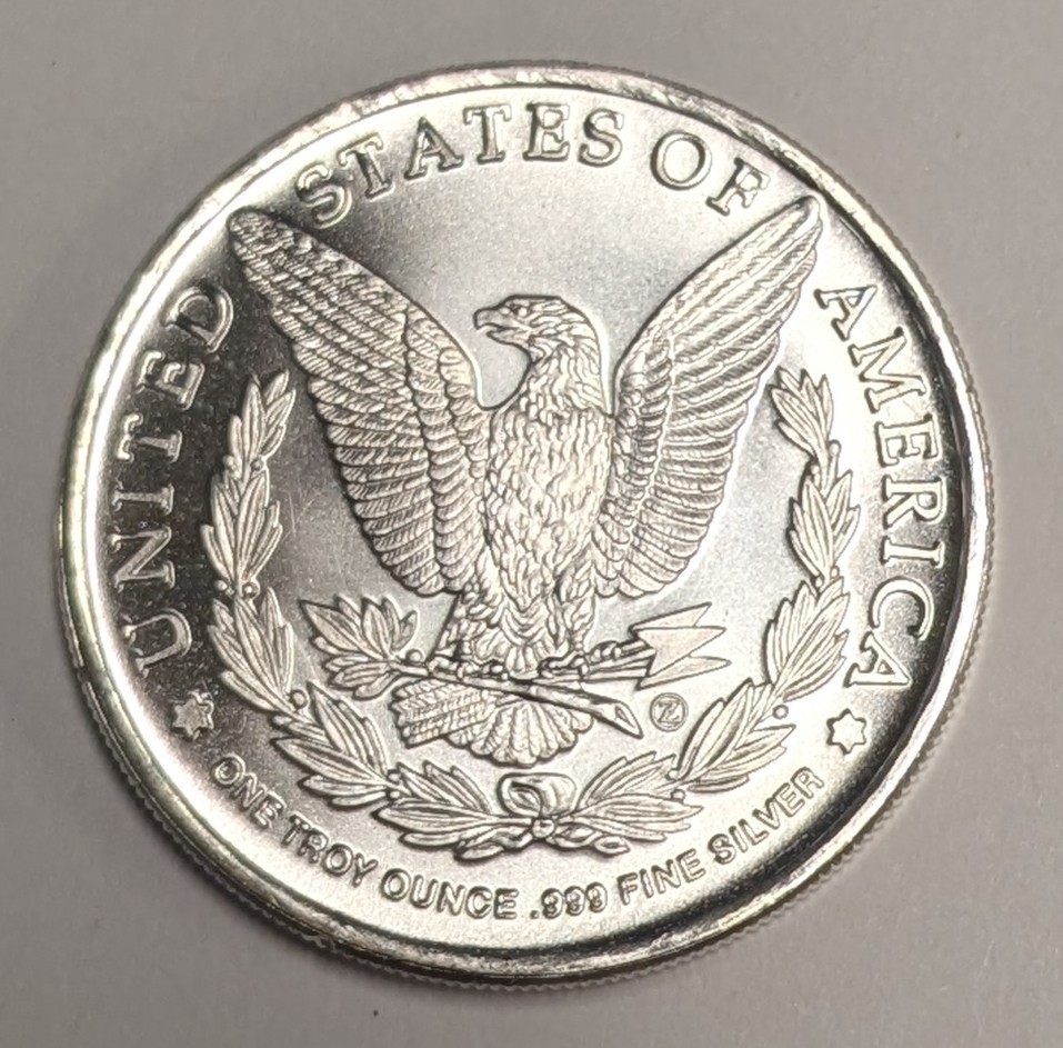 1 oz .999 Silver Round ~ Morgan Silver Dollar Design ~ OZ Mint | eBay