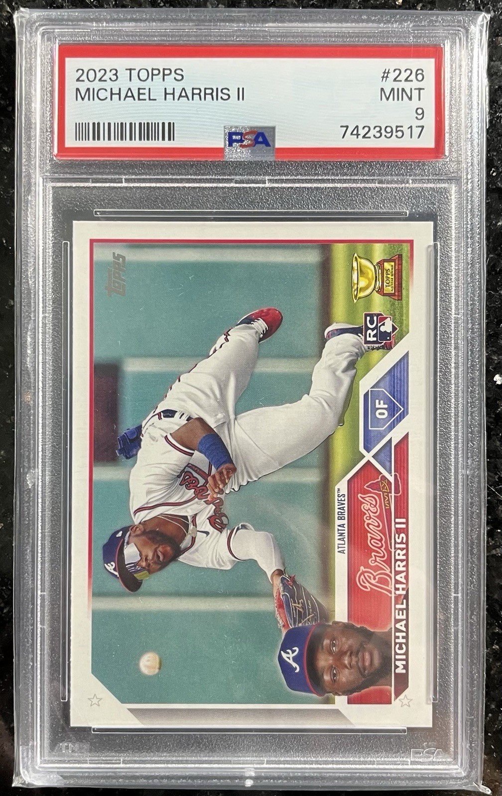 2023 Topps Michael Harris II Rookie RC #226 PSA 9