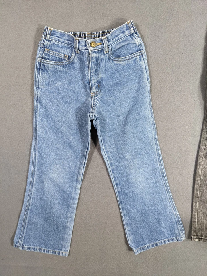 Lot of 2 Girls Children Jeans Size 6 Pants French Toast, RVT - Image 2 of 4