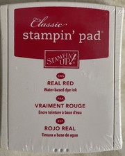 Stampin' Up Classic Stamp Ink Pad  REAL RED  SEALED