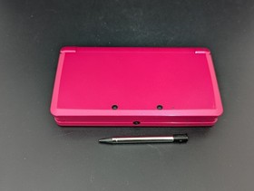 B5052 Nintendo 3DS console Gloss Pink Japan w/pen memory 4GB fx