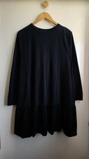 Black Long Sleeve Tiered Smock Autumn /Summer Dress – Flowy, Casual & Elegant