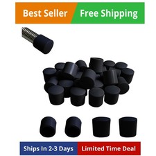20 PCS Door Stop Caps, Door Stopper Tips Caps, 0.39 Inch Door Stopper Replacemen