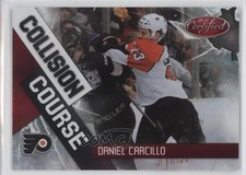 2010-11 Certified Collision Course Mirror Red 32/250 Daniel Carcillo #7 2d8